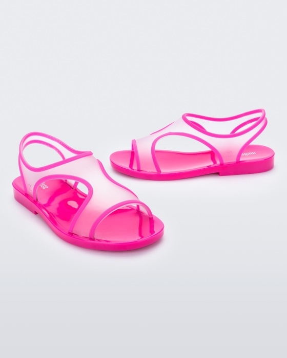 melissa_fashion_bikini_sandal_neon_pink.jpg Melissa Fashion Bikini Sandal Neon Pink - Image 1