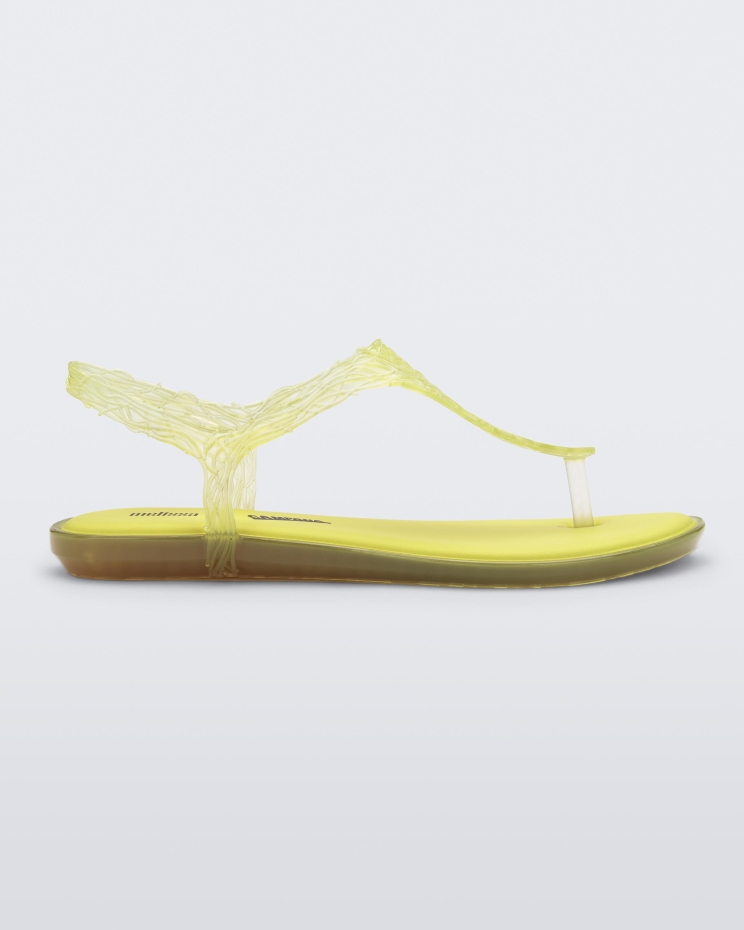 melissa_fashion_campana_flow_sandal_yellow.jpg Melissa Fashion Campana Flow Sandal Yellow - Image 1