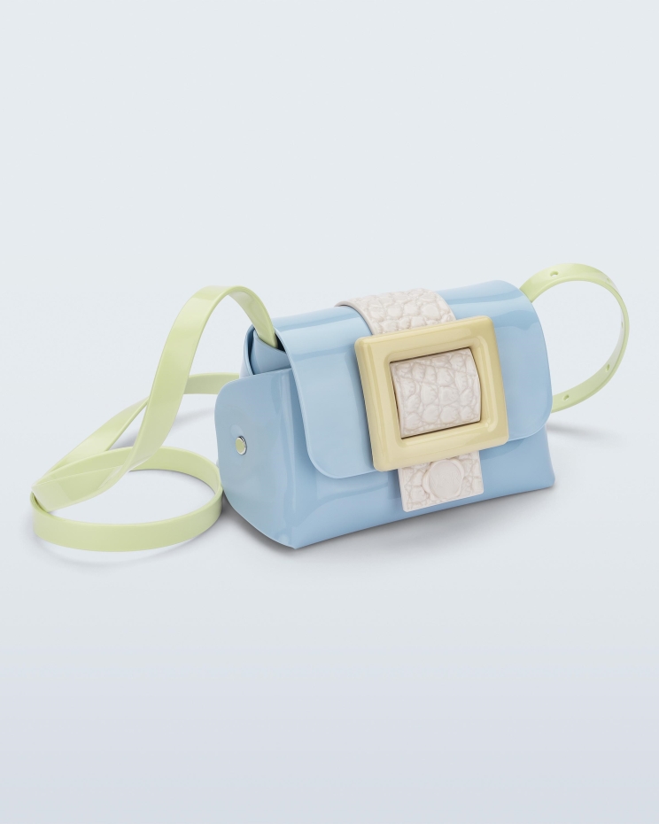 Melissa Fashion Mini Cross Bag Buckle Up Viktor & Rolf Blue - Image 1