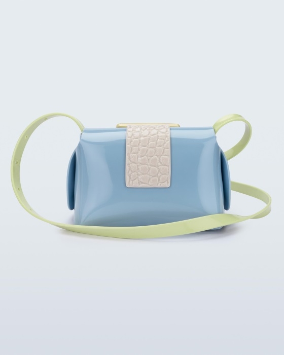 Melissa Fashion Mini Cross Bag Buckle Up Viktor & Rolf Blue-Green-Yellow - Image 1