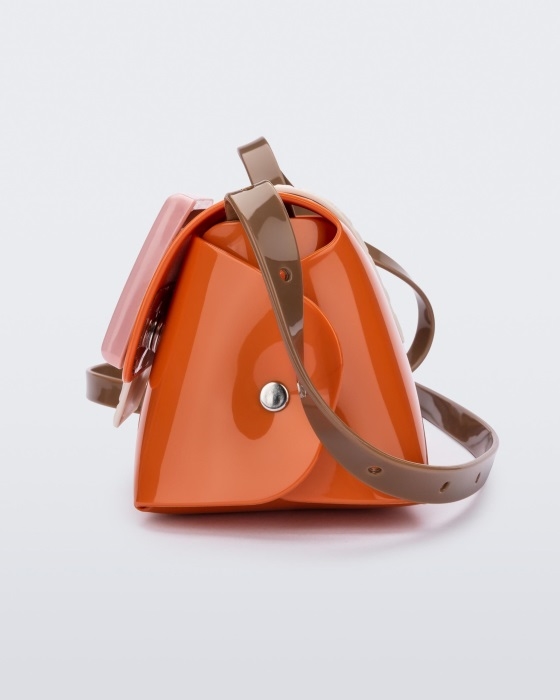 Melissa Fashion Mini Cross Bag Buckle Up Viktor & Rolf Orange-Pink - Image 2