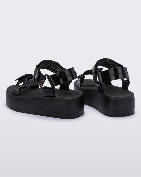 melissa_fashion_papete_platform_rider_sandal_black.jpg Melissa Fashion Papete Platform Rider Sandal Black - Image 1