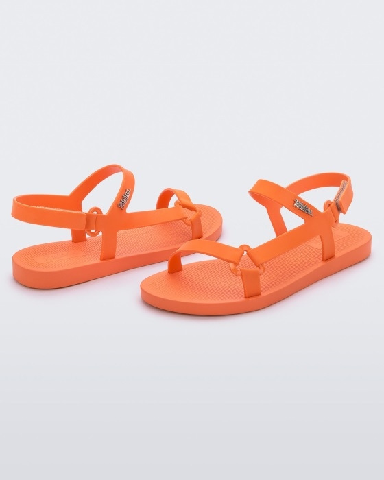 melissa_fashion_sun_downtown_sandal_orange.jpg Melissa Fashion Sun Downtown Sandal Orange - Image 1