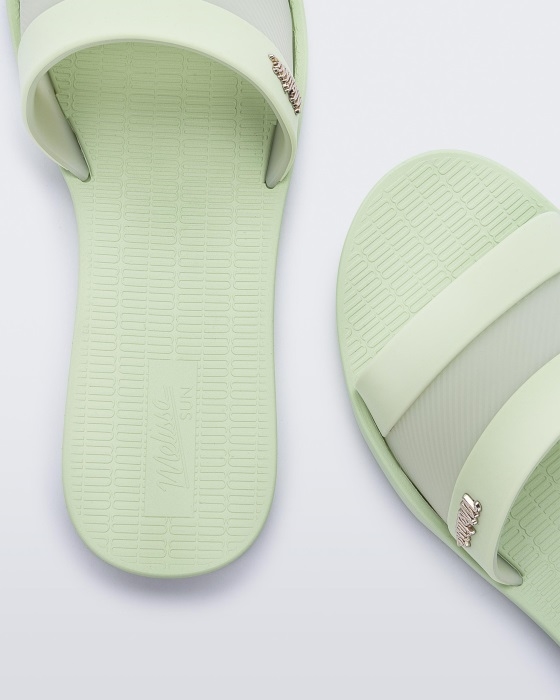 melissa_fashion_sun_hollywood_slide_green.jpg Melissa Fashion Sun Hollywood Slide Green - Image 1