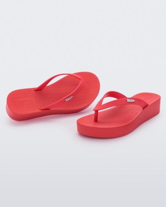 melissa_fashion_sun_venice_platform_red.jpg Melissa Fashion Sun Venice Platform Red - Image 1
