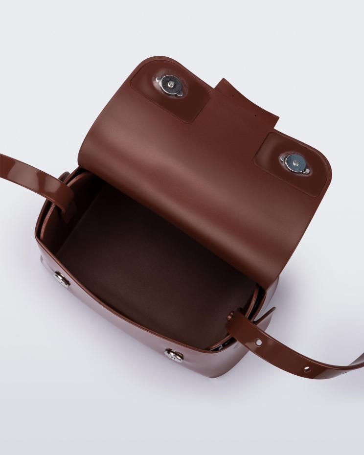 Mini Cross Bag Buckle Up Viktor & Rolf Brown Melissa Fashion - Image 5