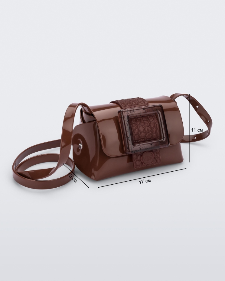 Mini Cross Bag Buckle Up Viktor & Rolf Brown Melissa Fashion - Image 6