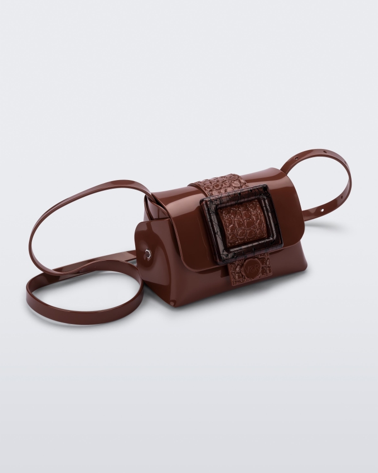 Mini Cross Bag Buckle Up Viktor & Rolf Brown Melissa Fashion - Image 1