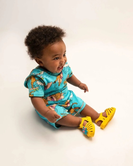 mini_melissa_fashion_possession_fabula_sandal_baby_yellow.jpg Mini Melissa Fashion Possession Fabula Sandal-Baby Yellow - Image 1