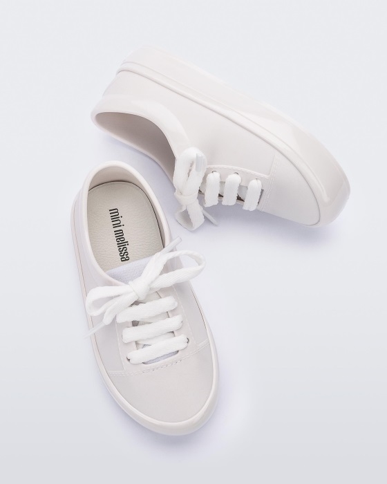 mini_melissa_fashion_street_sneaker_baby_white.jpg Mini Melissa Fashion Street Sneaker-Baby White - Image 1