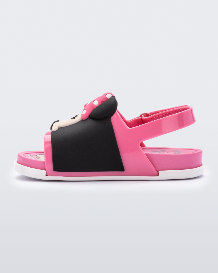 Pink Mini Beach Slide Sandal Mickey And Friends Baby Melissa Fashion - Image 2