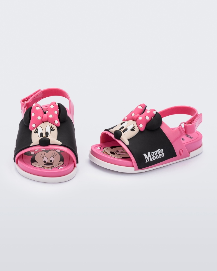 Pink Mini Beach Slide Sandal Mickey And Friends Baby Melissa Fashion - Image 4