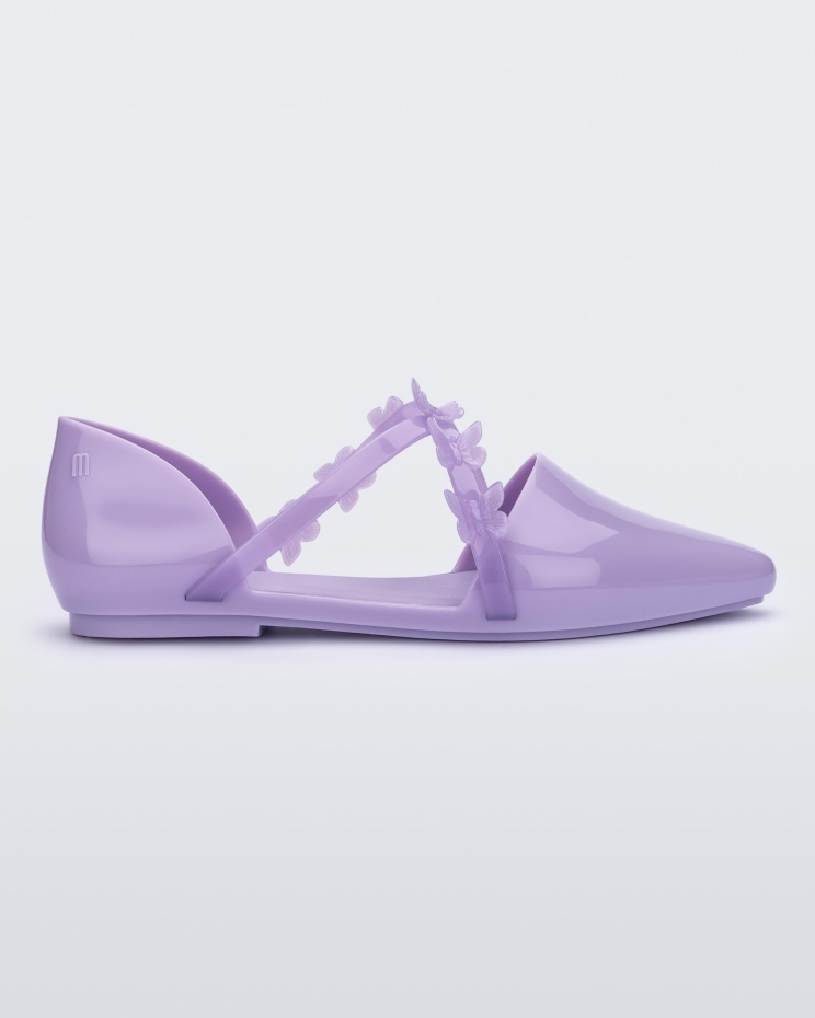 pointy_stripe_fly_melissa_fashion_lilac.jpg Pointy Stripe Fly Melissa Fashion Lilac - Image 1