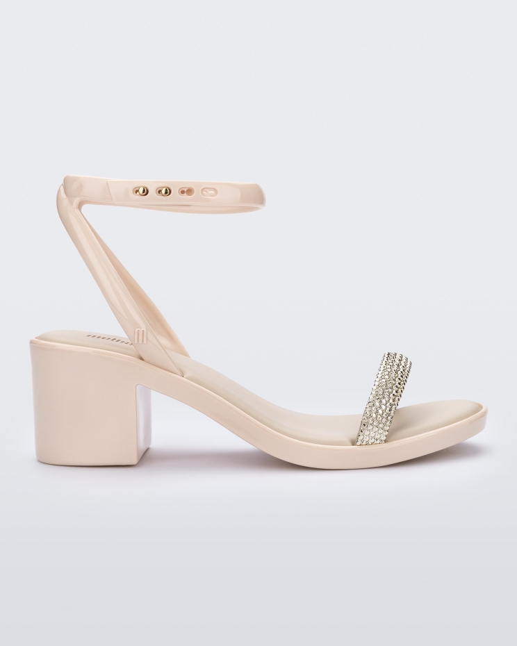 shiny_heel_beige_melissa_fashion.jpg Shiny Heel Beige Melissa Fashion - Image 1
