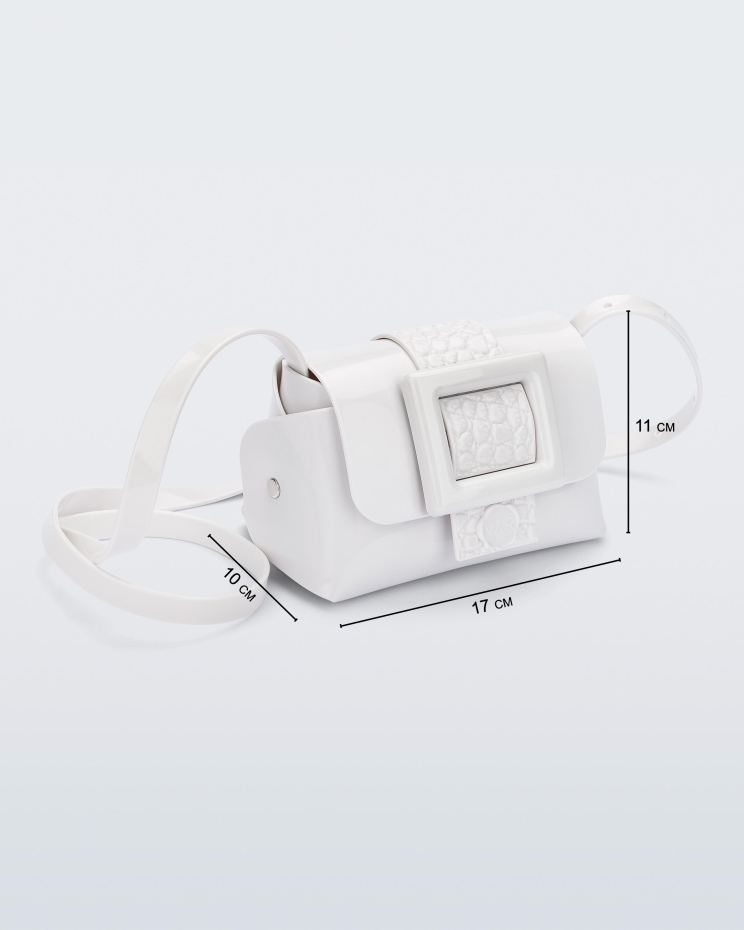 White Mini Cross Bag Buckle Up Viktor & Rolf Melissa Fashion - Image 6