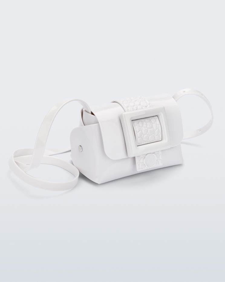 White Mini Cross Bag Buckle Up Viktor & Rolf Melissa Fashion - Image 1