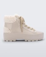 Beige Melissa Fashion Fluffy Sneaker