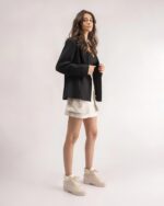 Beige Melissa Fashion Fluffy Sneaker - Image 7