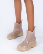 Beige Melissa Fashion Grip Boot - Image 3