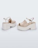 Beige Melissa Fashion Pose - Image 3