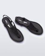 Black Melissa Fashion Campana Flow Sandal - Image 3