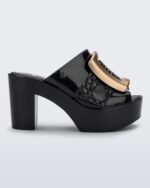 Black Melissa Fashion Mule Buckle Up Viktor & Rolf - Image 4