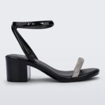 Black Shiny Heel Melissa Fashion