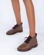 Brown Fluffy Boot Melissa Fashion - Image 2