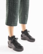 Fluffy Sneaker Melissa Fashion Black - Image 4