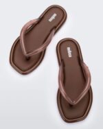 Melissa Fashion Airbubble Flip Flop Brown