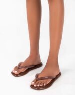 Melissa Fashion Airbubble Flip Flop Brown - Image 3