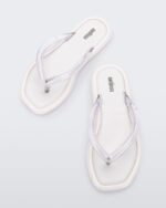 Melissa Fashion Airbubble Flip Flop White-Clear