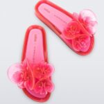 Melissa Fashion Beach Slide Flower Y/Project Pink