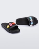 Melissa Fashion Beach Slide Next Gen Bt21 Black - Image 3