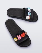 Melissa Fashion Beach Slide Next Gen Bt21 Black - Image 4