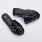 Melissa Fashion Becky Panc Isabela & Chica Capeto Slide Black