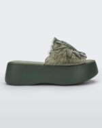 Melissa Fashion Becky Panc Isabela & Chica Capeto Slide Green - Image 4