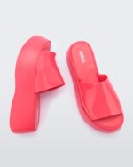 Melissa Fashion Becky Slide Platform Bright Pink - Image 2