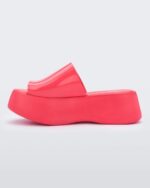 Melissa Fashion Becky Slide Platform Bright Pink - Image 3
