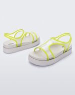 Melissa Fashion Bikini Platform Sandal Beige-Green - Image 2