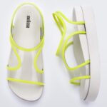 Melissa Fashion Bikini Platform Sandal Beige-Green