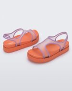 Melissa Fashion Bikini Platform Sandal Orange-Lilac - Image 2