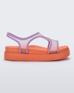 Melissa Fashion Bikini Platform Sandal Orange-Lilac - Image 4
