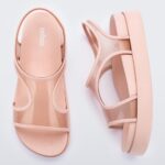 Melissa Fashion Bikini Platform Sandal Pink-Pink Glitter