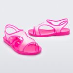 Melissa Fashion Bikini Sandal Neon Pink