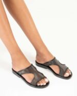 Melissa Fashion Bikini Slide Black-Glitter - Image 3