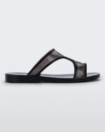 Melissa Fashion Bikini Slide Black-Glitter - Image 4