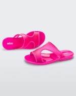 Melissa Fashion Bikini Slide Neon Pink - Image 2