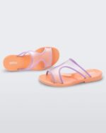 Melissa Fashion Bikini Slide Orange-Lilac - Image 2