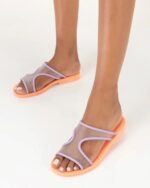 Melissa Fashion Bikini Slide Orange-Lilac - Image 3